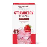 Strawberry Caffeine Drink Mix, 10 Packets