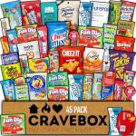 Cravebox Snack Variety Pack - 45 Count Gift