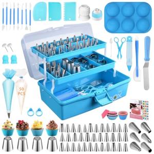 Cake Decorating Kit with 42 Icing Tips
