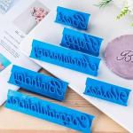 6-Piece DIY Cake Letter Stamp Set