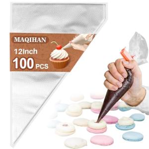 12 Inch Disposable Piping Bags - 100 Count