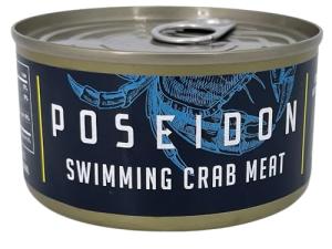 Poseidon Chunk Crabmeat, 6 oz Can - High Protein