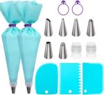Cake Decorating Piping Bags and Tips Set