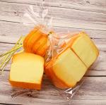 Clear Treat Bags with Gold Twist Ties, 50-Pack