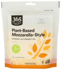 Whole Foods Non-Dairy Mozzarella Cheese Shreds, 8 OZ