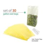 Reusable Gallon Size Produce Bags – 30 Pack