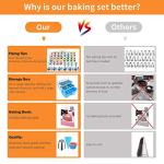 Cake Decorating Kit with 42 Icing Tips