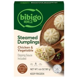 Bibigo Chicken & Vegetable Steamed Dumplings, 6.6 Oz