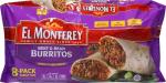 El Monterey Beef & Bean Burritos, 8 Count Box