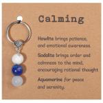 Natural Crystal Keychain - A Calming Gift for Women
