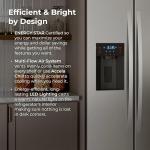 Kenmore 36" Stainless Steel Side Freezer Refrigerator