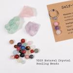 Natural Crystal Keychain - A Calming Gift for Women