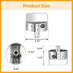 5 PCS Stove Burner Knobs for Frigidaire & Kenmore