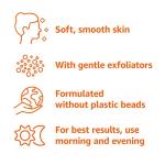 Amazon Basics Exfoliating Face Cleanser, Unscented 6.78 oz