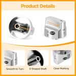 5 PCS Stove Burner Knobs for Frigidaire & Kenmore