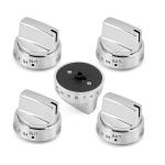 GE Range Stove Knob Replacement Set - 5 Pcs