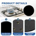 GE Gas Range Medium Burner Cap Replacement - Black