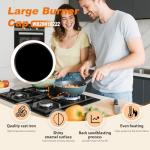 GE Gas Range Large Burner Cap Replacement - Black