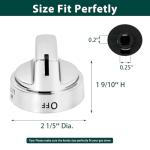 GE Range Stove Knob Replacement Set - 5 Pcs