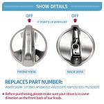 5 Pack Replacement Oven Knobs for GE Stoves