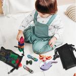 Black Mesh Drawstring Bags - 8 Pack