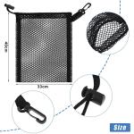 Black Mesh Drawstring Bags - 8 Pack