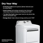 Kenmore 7.0 cu. ft. Electric Dryer with Smart Features