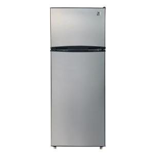 RCA 2-Door Apartment Refrigerator with Freezer, Stainless