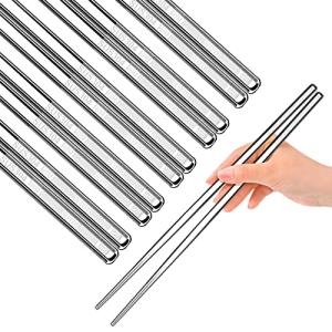 Reusable Stainless Steel Chopsticks - Easy to Use