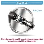 5 Pack Replacement Oven Knobs for GE Stoves