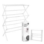 Foldable Portable Clothes Drying Rack - White