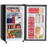 Compact Mini Fridge with Freezer and Adjustable Thermostat