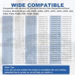 GE Gas Range Medium Burner Cap Replacement - Black