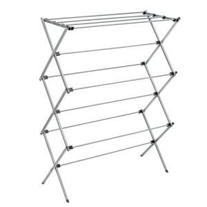 Foldable Steel Laundry Drying Rack - Space-Saving Design
