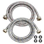 Beaquicy 6 Ft Braided Stainless Steel Washer Hoses