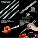 Reusable Stainless Steel Chopsticks - Easy to Use