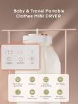 Mini Portable Clothes Dryer with Timer & Dry Bag