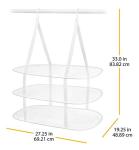 Whitmor Pop & Fold Clothes Dryer, White