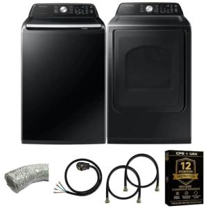 Samsung Smart 4.7 Cu Ft Washer & Dryer Bundle