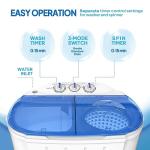 ROVSUN 11L Portable Electric Washer and Dryer Combo