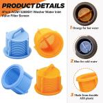 Washer Water Inlet Valve Filter Screen - 4 Pack