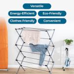 Foldable Steel Laundry Drying Rack - Space-Saving Design