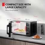 Toshiba 900W 6-Inch Countertop Microwave Oven