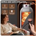 Portable Clothes Dryer with Remote Control, 12 Items