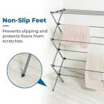 Foldable Steel Laundry Drying Rack - Space-Saving Design