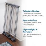 Foldable Steel Laundry Drying Rack - Space-Saving Design