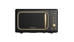 Frigidaire 0.7 Cu. Ft. Retro Microwave, Black/Gold