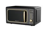 Frigidaire 0.7 Cu. Ft. Retro Microwave, Black/Gold