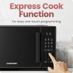900W Microwave Oven with Child Safety & 6 Presets