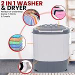 Pyle Compact Twin Tub Portable Washing Machine